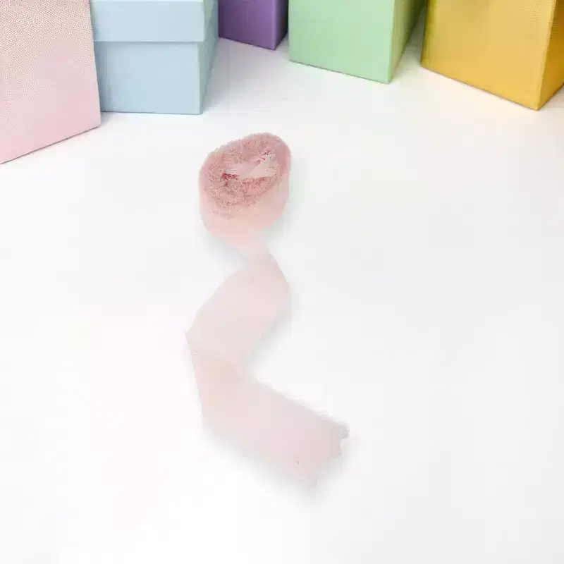 Unique Bargains Ribbon Tear-Away Frayed Edge Polyester 157.48x1.57 1 Pc