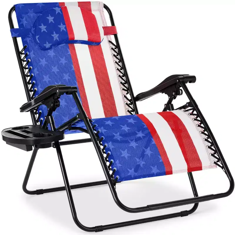 Best Choice Products Oversized Zero Gravity Chair, Folding Outdoor Patio Lounge Recliner w/ Cup Holder