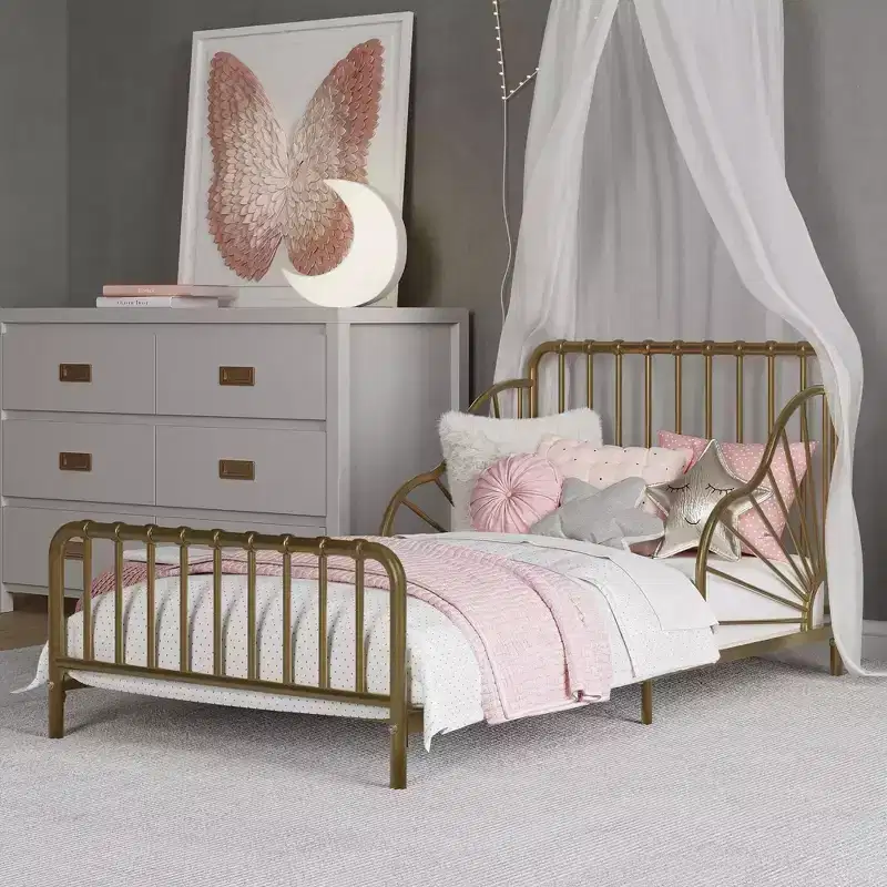 Quinn Metal Toddler Bed Frame – Safe & Sturdy Kids Bedroom Furniture