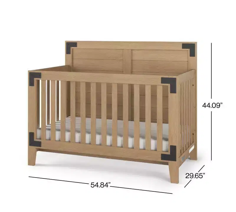 Child Craft Lucas Crib and Dresser Nursery Set, 2-Piece, Includes 4-in-1 Convertible Crib and 3-Drawer Dresser