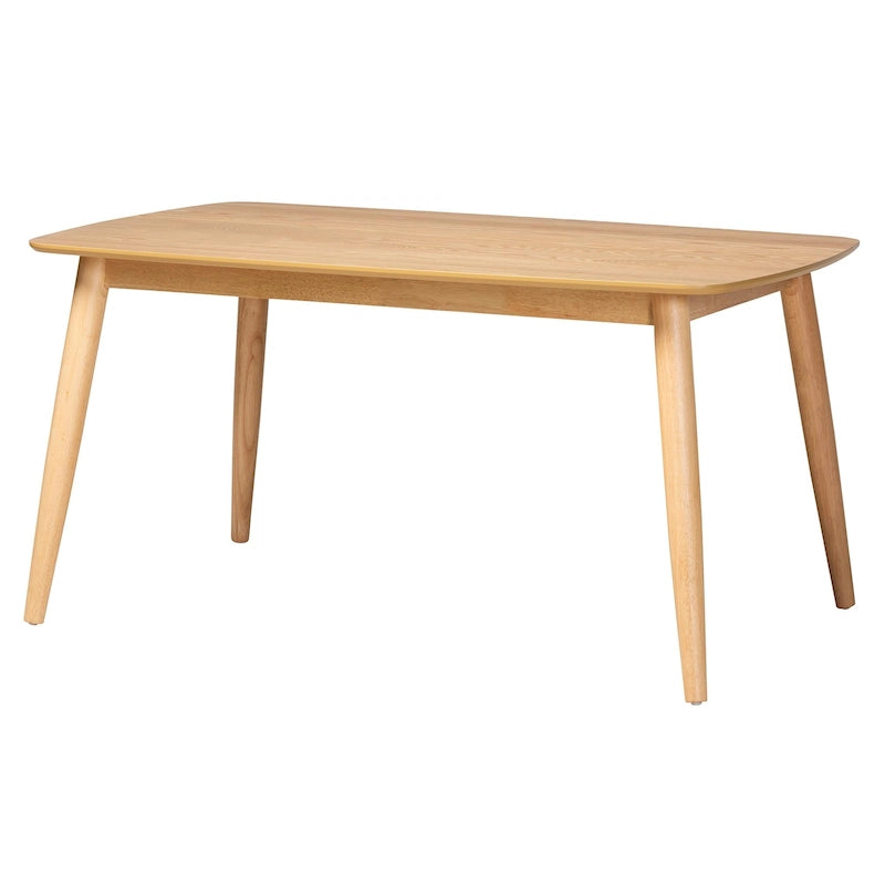 Mid-Century Modern Wood Dining Table