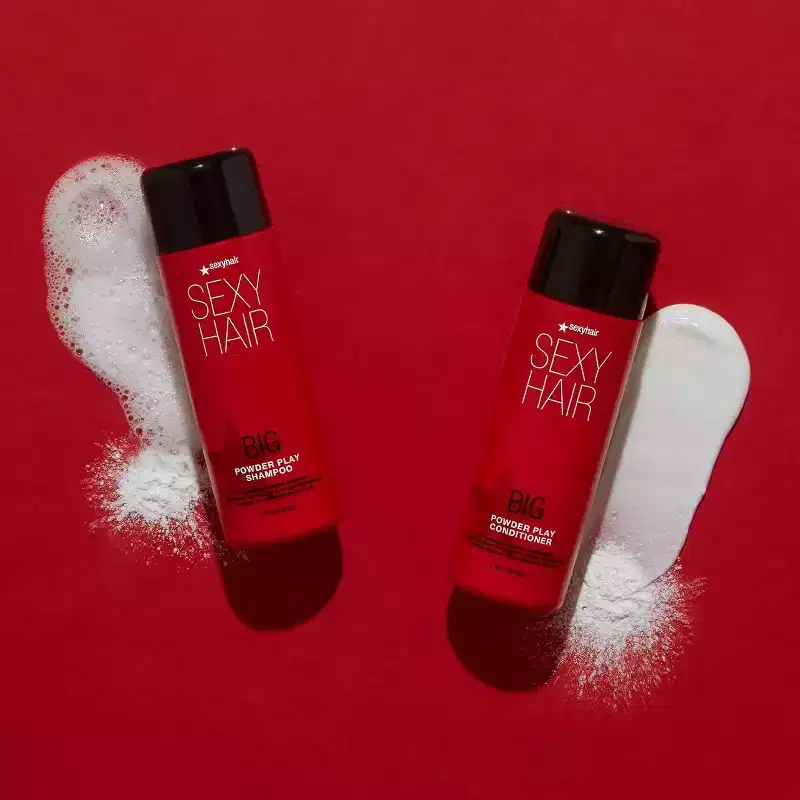 Sexy Hair Big Powder Play Shampoo & Conditioner (1.76 oz) Duo Set Kit, Long-Lasting Volume for up to 72 Hours | Sexyhair