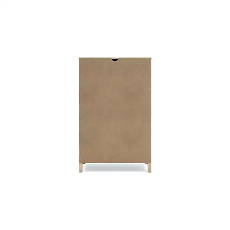 Signature Design by Ashley Socalle 5 Drawer Dresser, Tan
