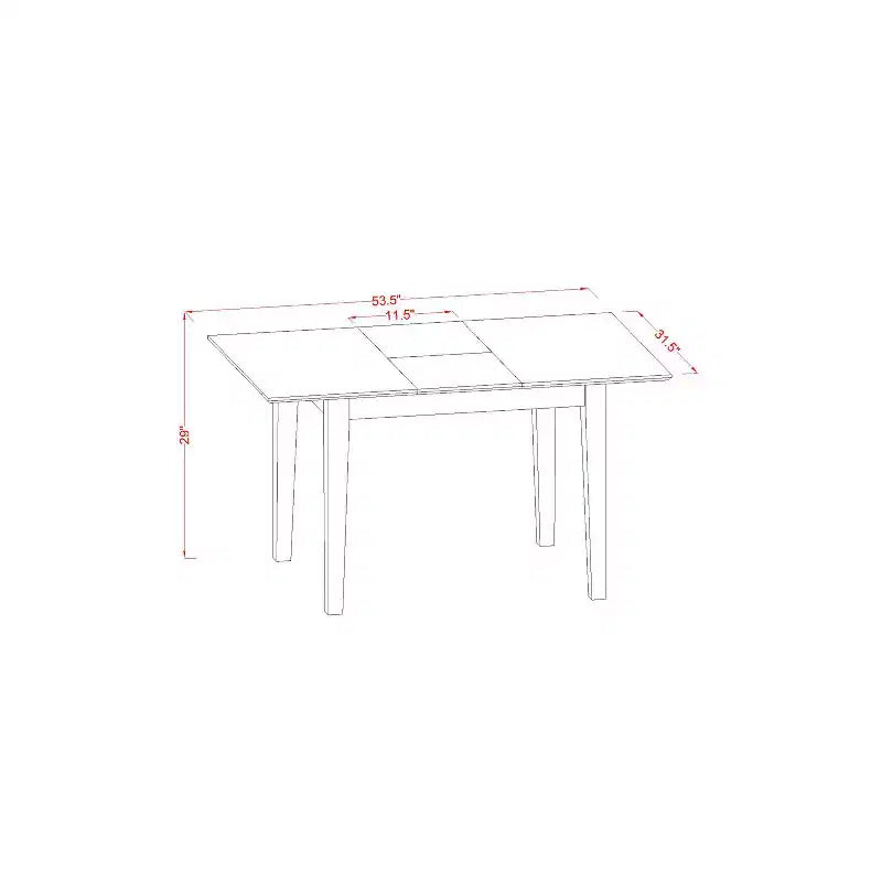 Dinette Set Table with Chairs - Kitchen Dining Room Set - Lakeside Living Design