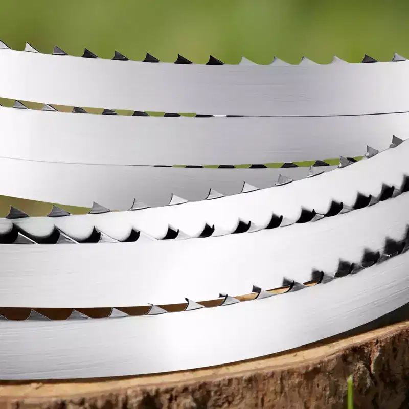 VEVOR Bandsaw Blade, 72 In Length, 4 TPI Band Saw Blade with 18 HRC Hardened Sharp Teeth, SK5 High-Strength Carbon Steel, 0.5 In Width, 1 Pack,Silver