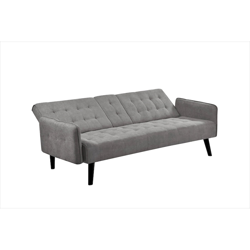 Tufted Upholstered Futon Sleeper Sofa