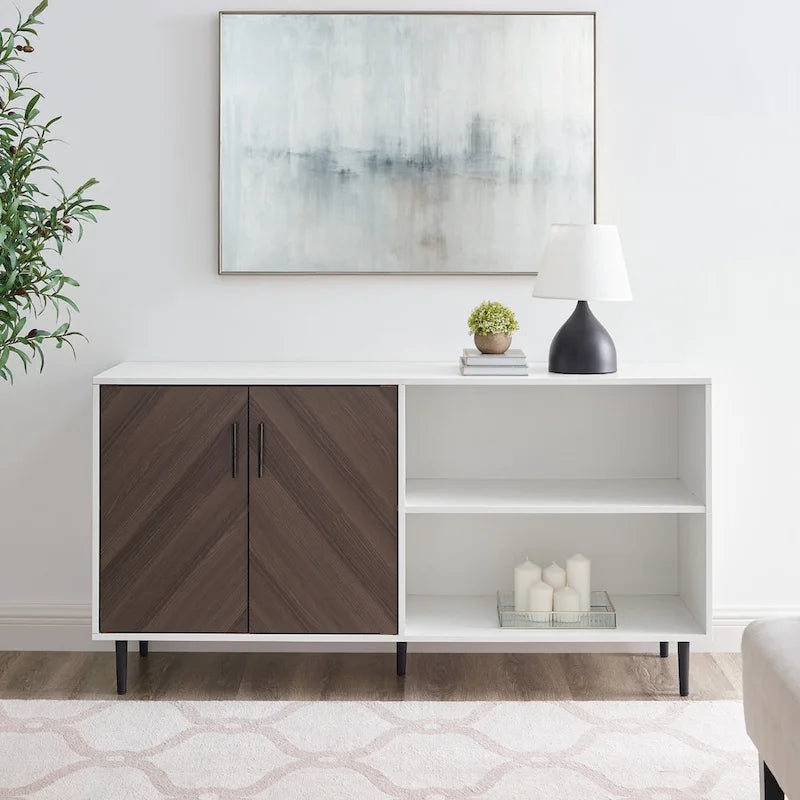 58-Inch Bookmatch TV Stand