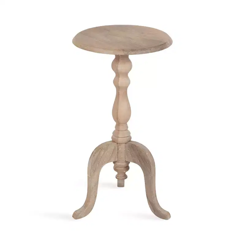 Kate and Laurel Tourneaux Wood Side Table