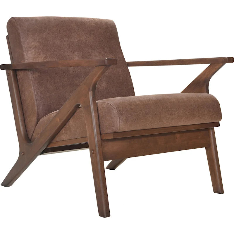 Mid-Century Modern Lounge Chair with Plush Cushioning