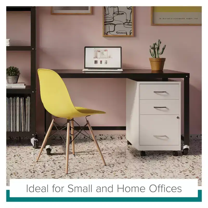 Space Solutions Mobile Desk Steel