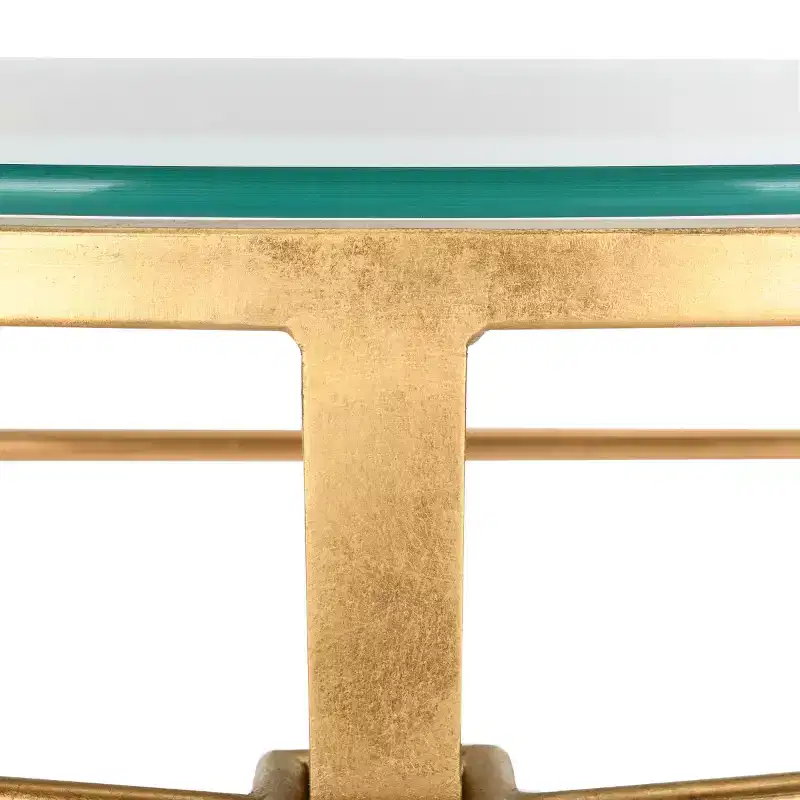 Baur Console Table - AMH8306A - Gold - Safavieh Couture