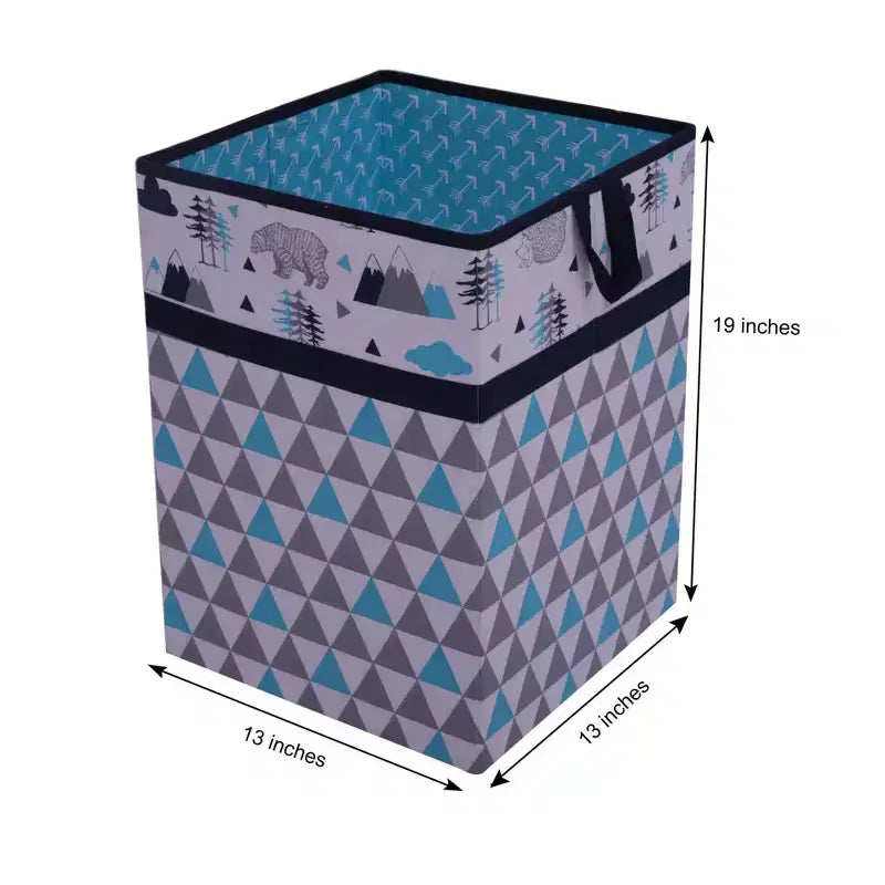 Boys Collapsible Laundry Hamper – Woodlands Print