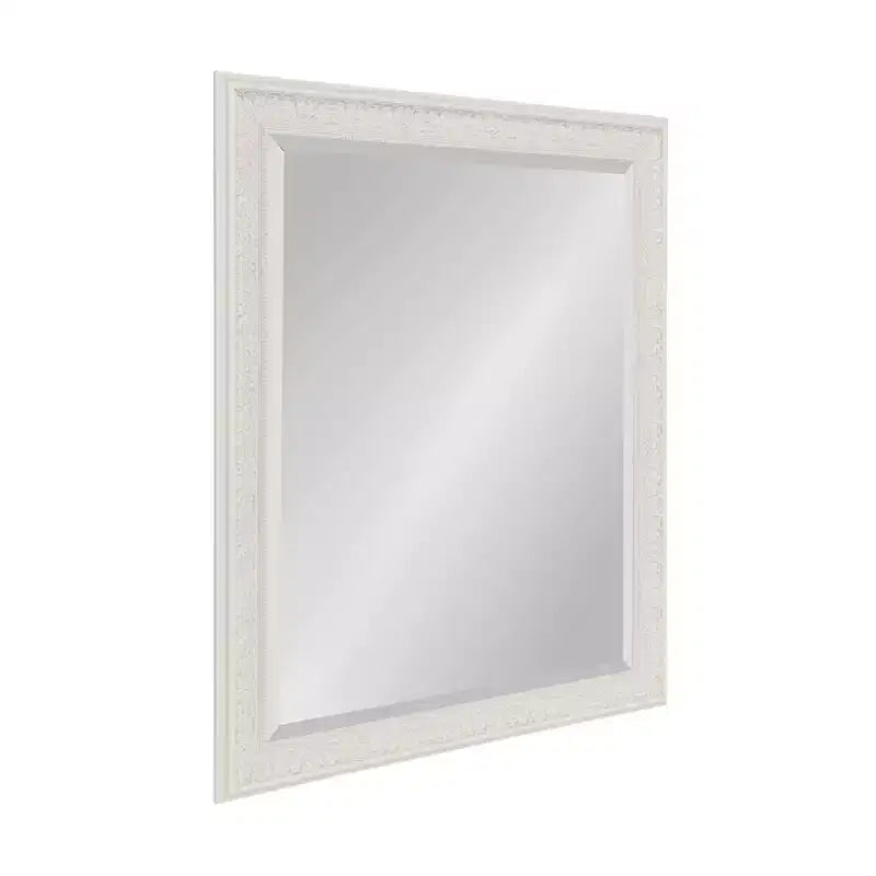 Alysia Framed Wall Mirror White - Kate & Laurel All Things Decor
