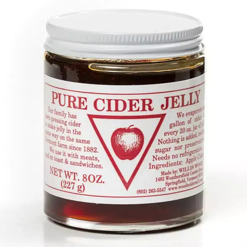Lehman's Wood's Cider Mill Pure Cider Jelly No Preservatives No Sugar Added 10 Oz