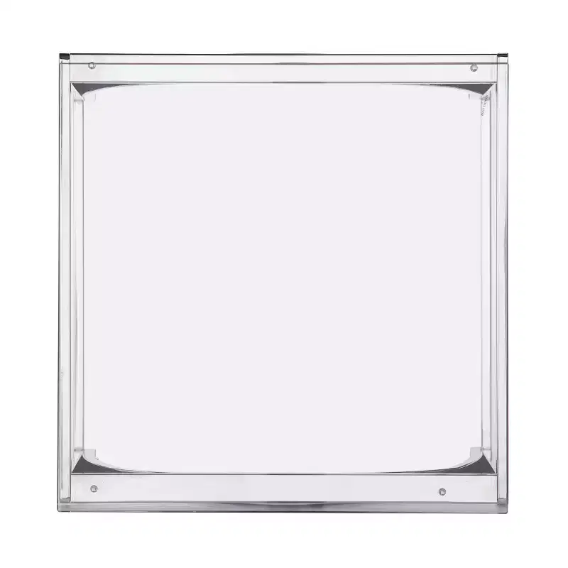 Stevenly Square Glass-Top End Table - Charcoal - SEI