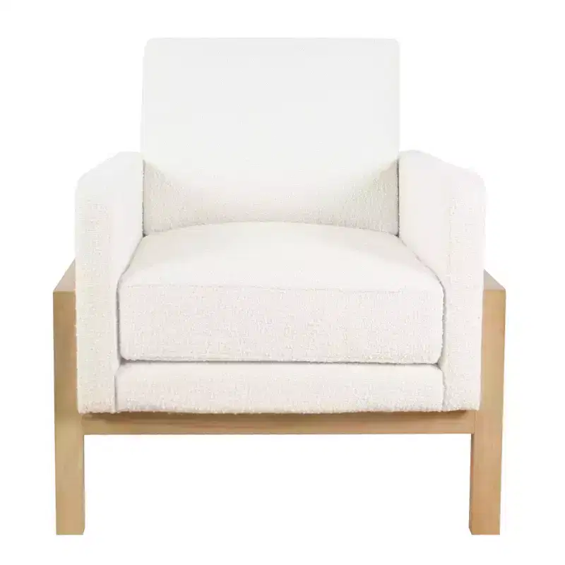 Wood Frame Accent Chair - HomePop