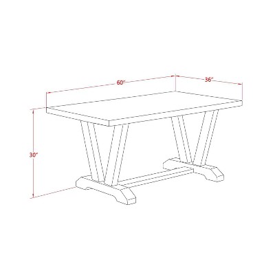 HomeStock 5-Piece Wire Brushed Linen White Finish Solid Wood Top Dining Table with 4 Upholstered Chairs
