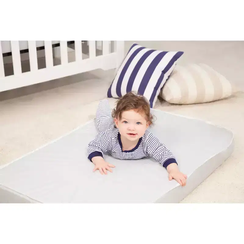 Mini Crib Mattress,  Medium Firm, 4.5" Thickness, 100% Organic Cotton Cover