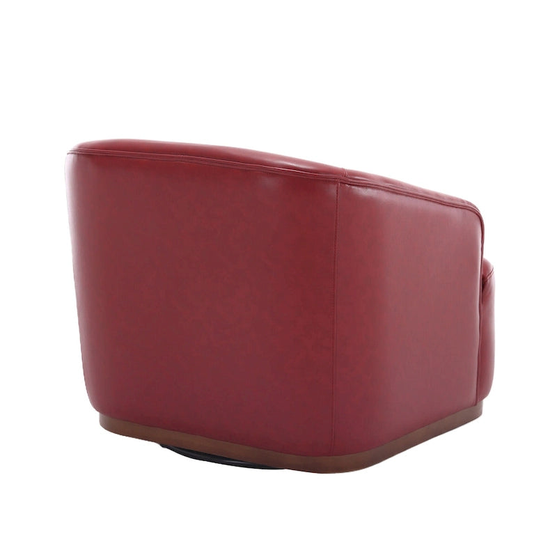 360-Degree Swivel Barrel Accent Chair