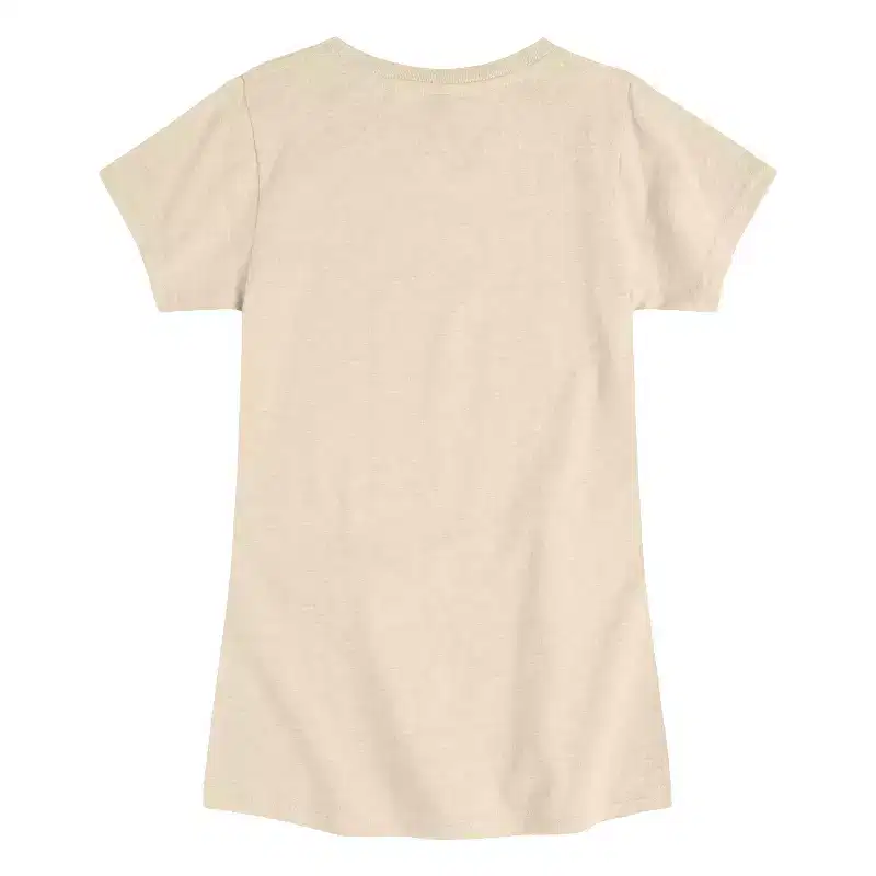 Girls' - Peanuts - Girls Beach Day Fitted Short Sleeve Graphic T-Shirt
