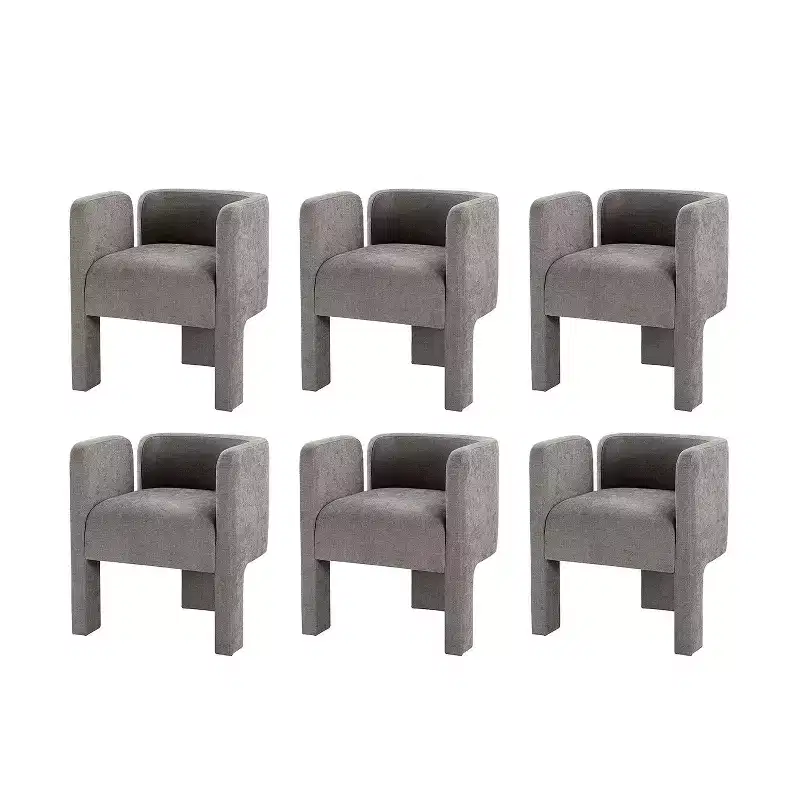 Elias Dining Chair with Three-legged Design Set of 6 ART OF LIVING DESIGNS