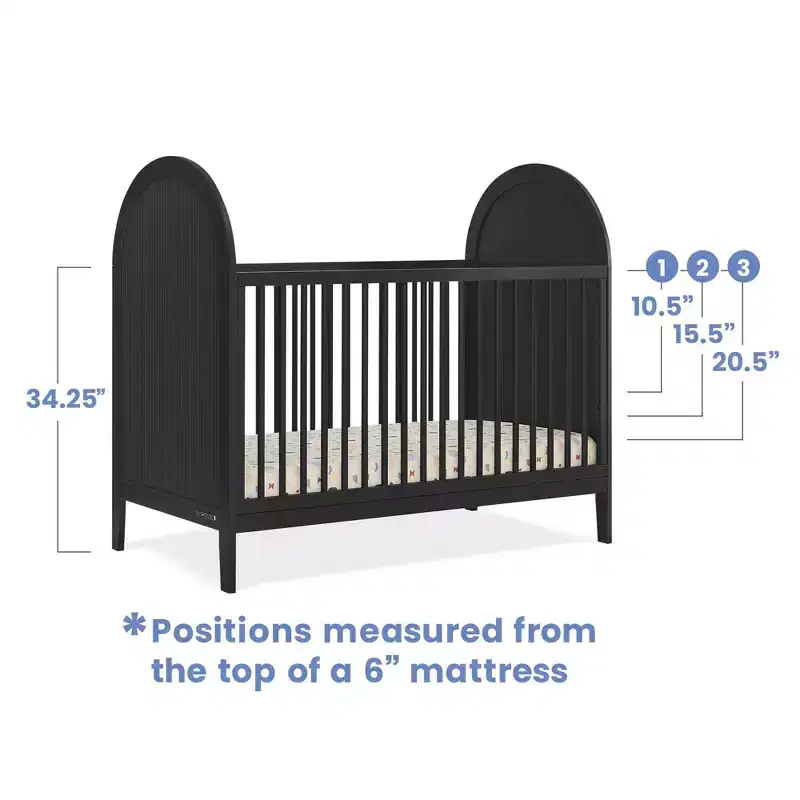 Delta Children Eloise 4-in-1 Convertible Crib - Greenguard Gold Certified