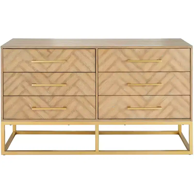 Estelle 6 Drawer Modern Dresser - SFV2105 - Safavieh Couture