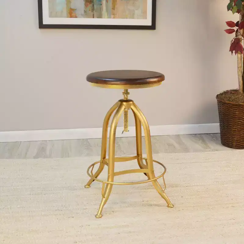 Adjustable Swivel Stool, Seat Height 23