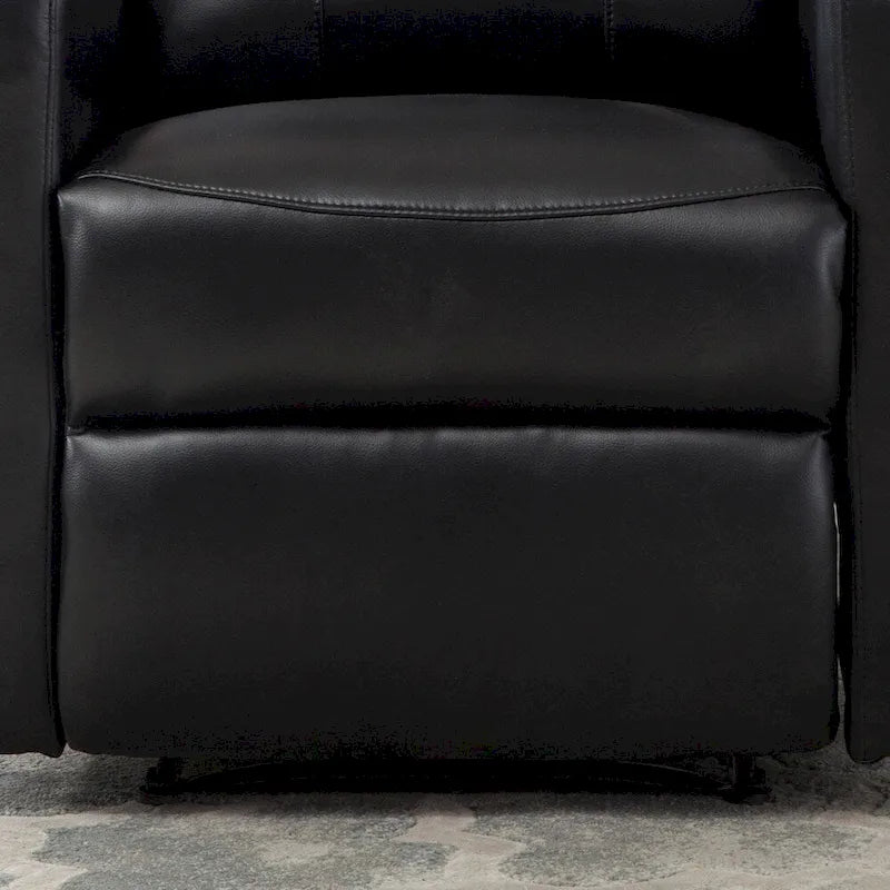 Modern Faux Leather Small Powered Reading Recliner