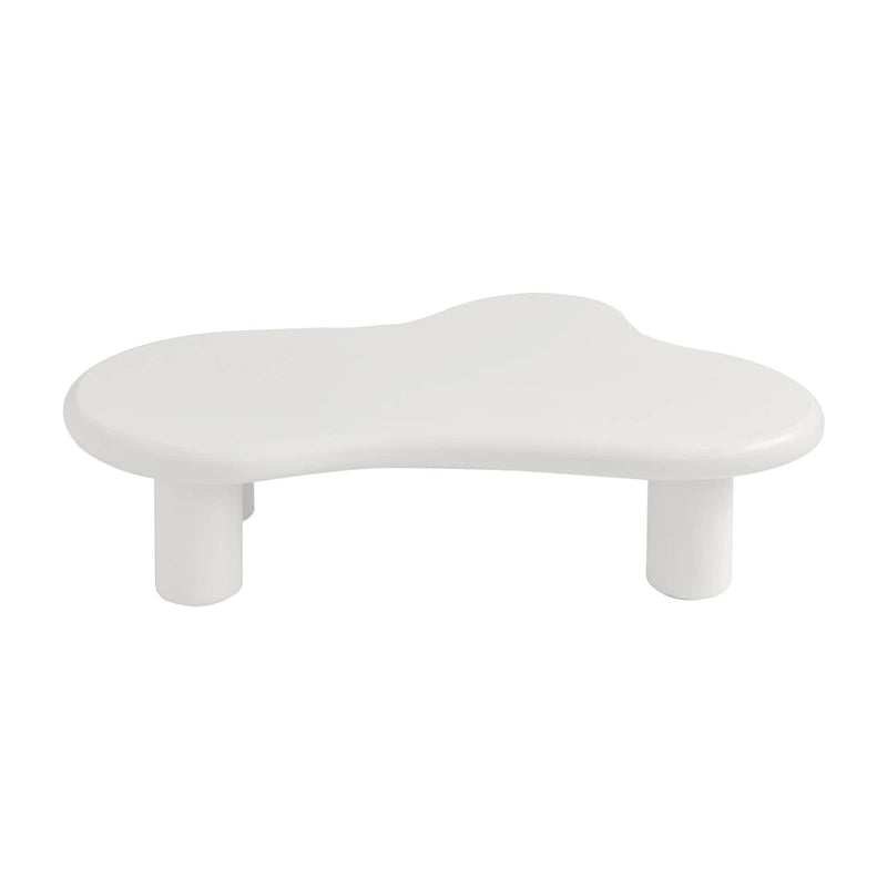 Irregular Cloud-Shape Modern Coffee Table with 4 Legs