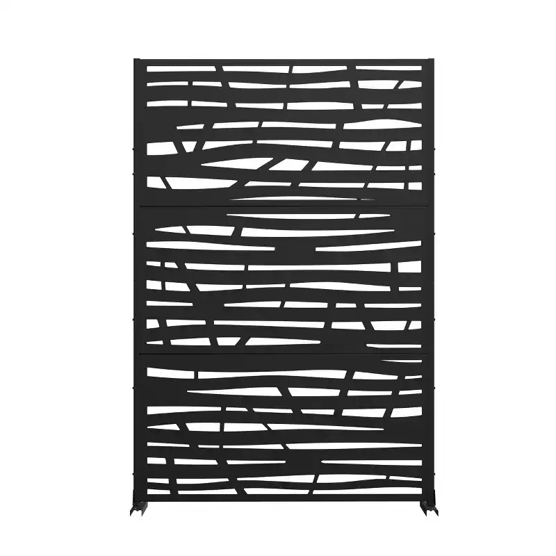 Metal Outdoor Privacy Screen Freestanding Patio Decorative Screens