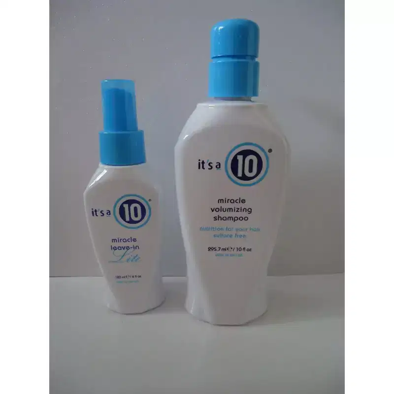 It's A 10 Ten Miracle Volumizing Shampoo (10 oz) & Miracle LITE Leave In Spray (4 oz) - 2 piece DUO SET KIT, Hair Volume, Light Weight Hair