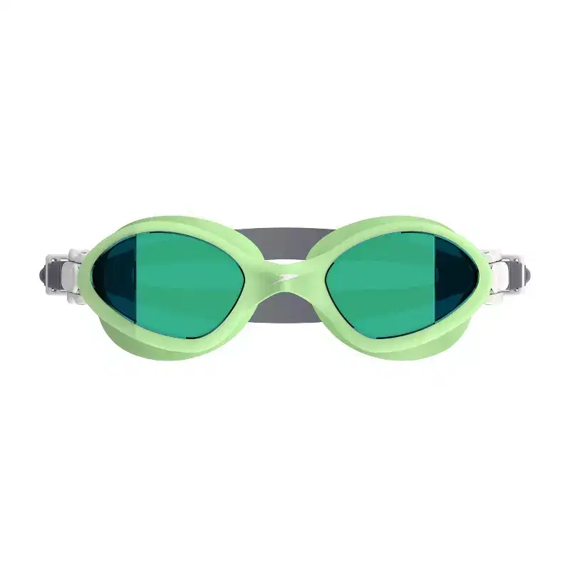 Speedo Junior Amp Mirrored Kids' Swim Goggle - Pale Clover/Emerald