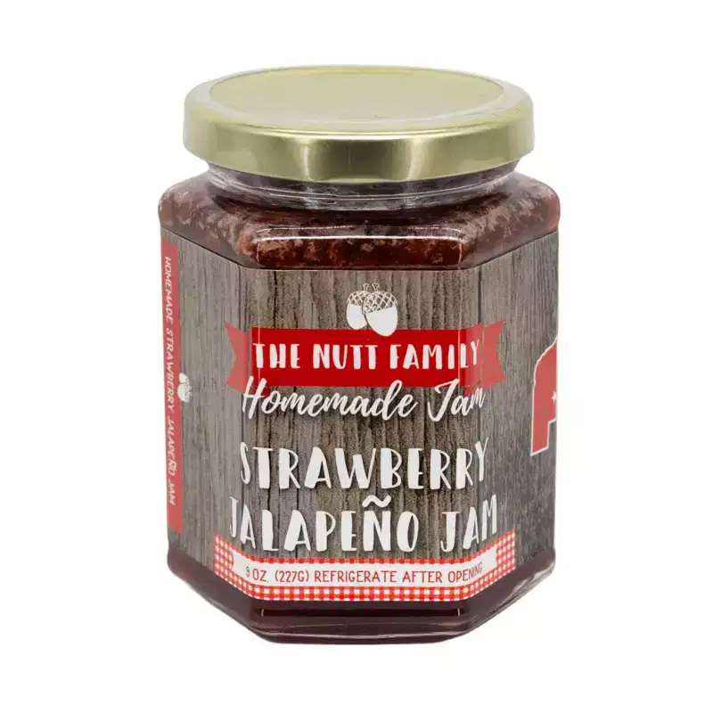 Nutt Family Jams & Jellies 9 oz Strawberry Jalapeo Jam - Pack of 2