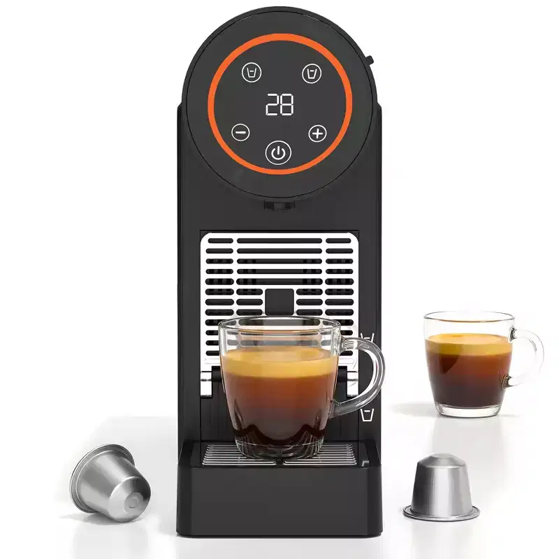 Heynemo Single Serve Capsule Coffee Maker, Compact Espresso Machine with 22oz Water Tank, Quick Brew 1200W Small Coffee Maker for Hot & Iced Coffee