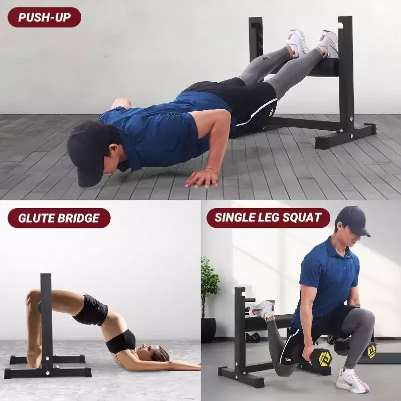 Split Squat Stand, Adjustable Bulgarian Squat & Lunge Trainer for Lower Body Workouts