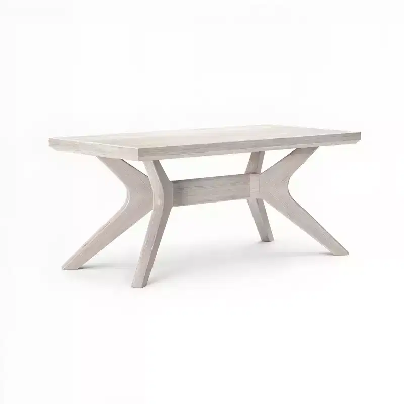 Cross Leg Rectangular Coffee Table (40in x 20in / 1020mm x 510mm)