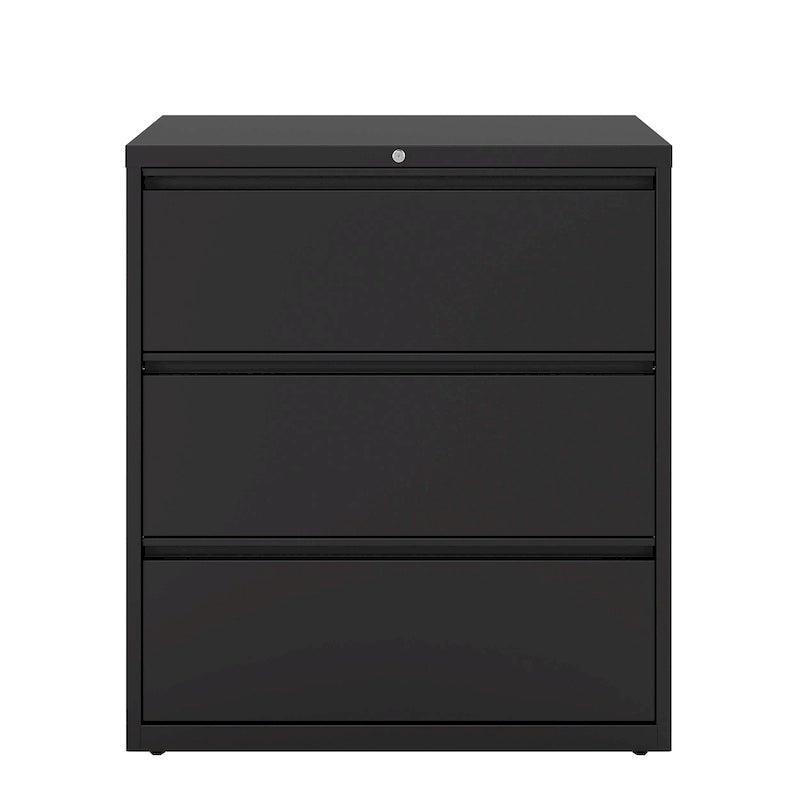 36-inch wide three-drawer chest of drawers, classic blue