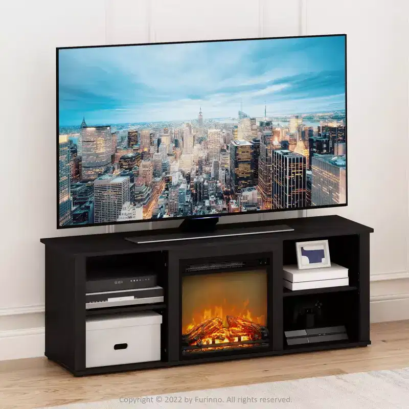 Classic Fireplace TV Stand with 18