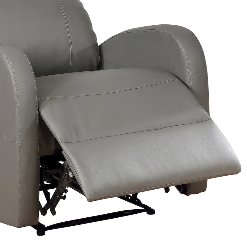 Modern Faux Leather Small Powered Reading Recliner