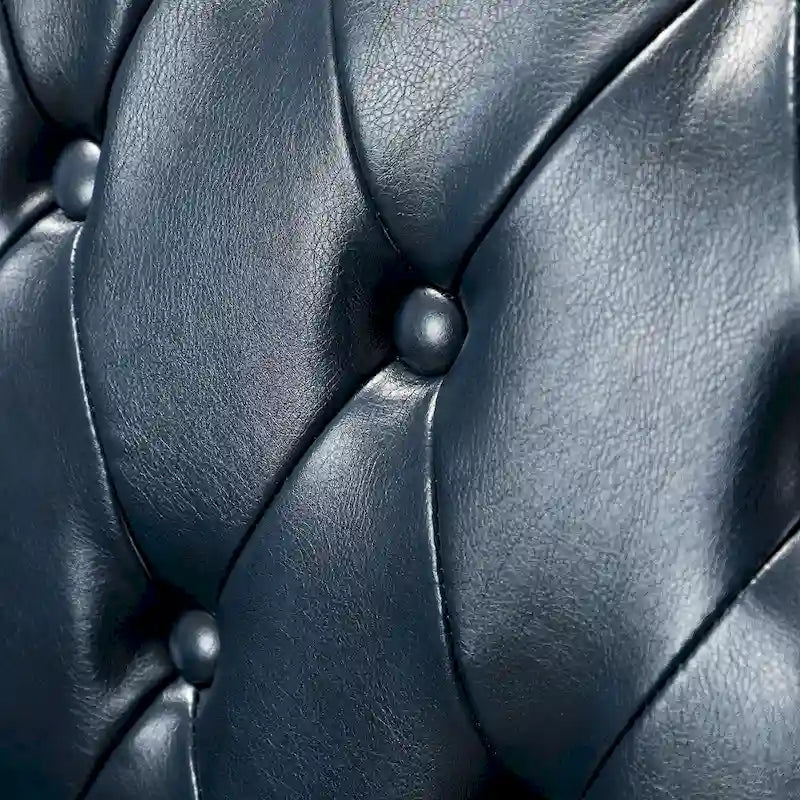 Modern swivel executive chair with tufted backrest