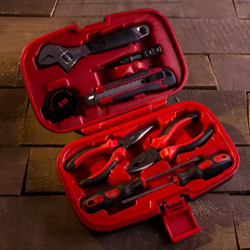 Fleming Supply Household Hand Tools Set - 9 Pieces