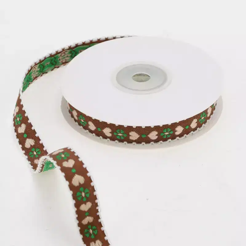 Unique Bargains 0.39x29.53' Heart Flower Gift Ribbon