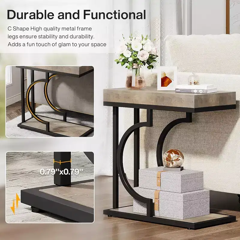 Lantine 23.6 Narrow Side Table