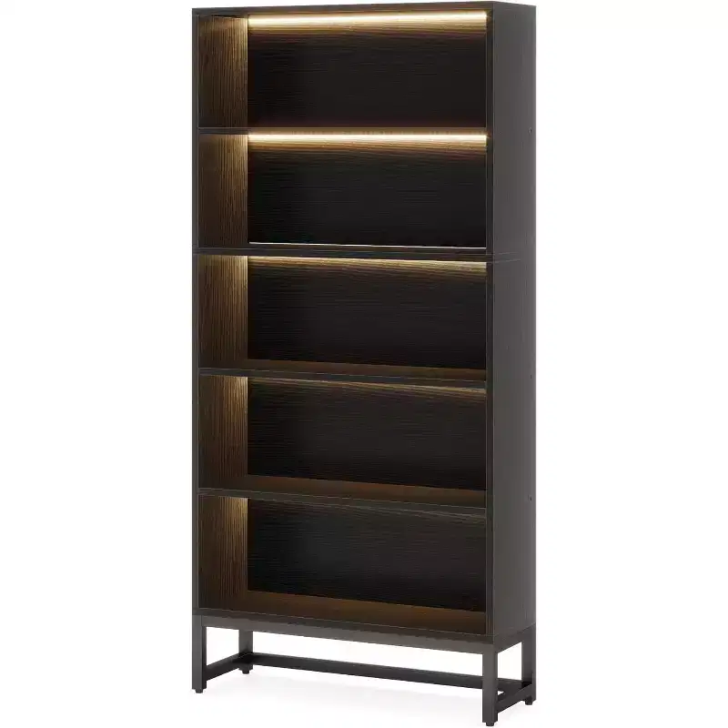 Lantine 70.8 Tall 5-tier Freestanding Bookshelf
