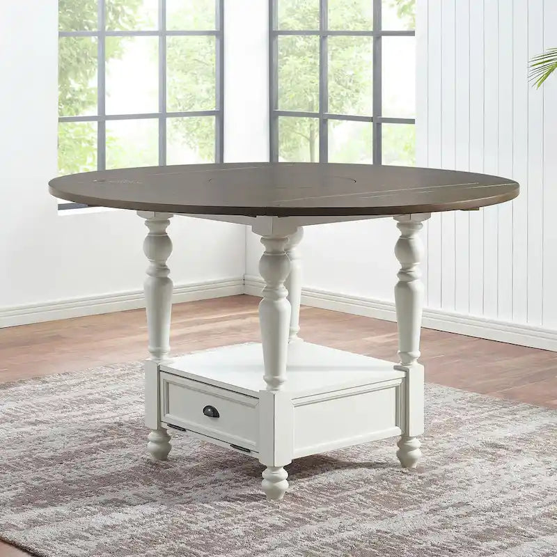 Steve Silver Jillian Counter Height Drop Leaf 5-Piece Dining Set