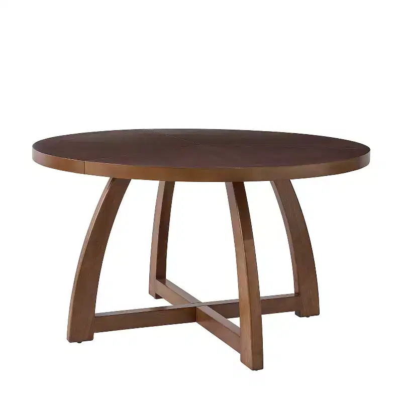 Nicola 54 Mid-century Modern Solid Wood Round Dining Table|HULALA HOME