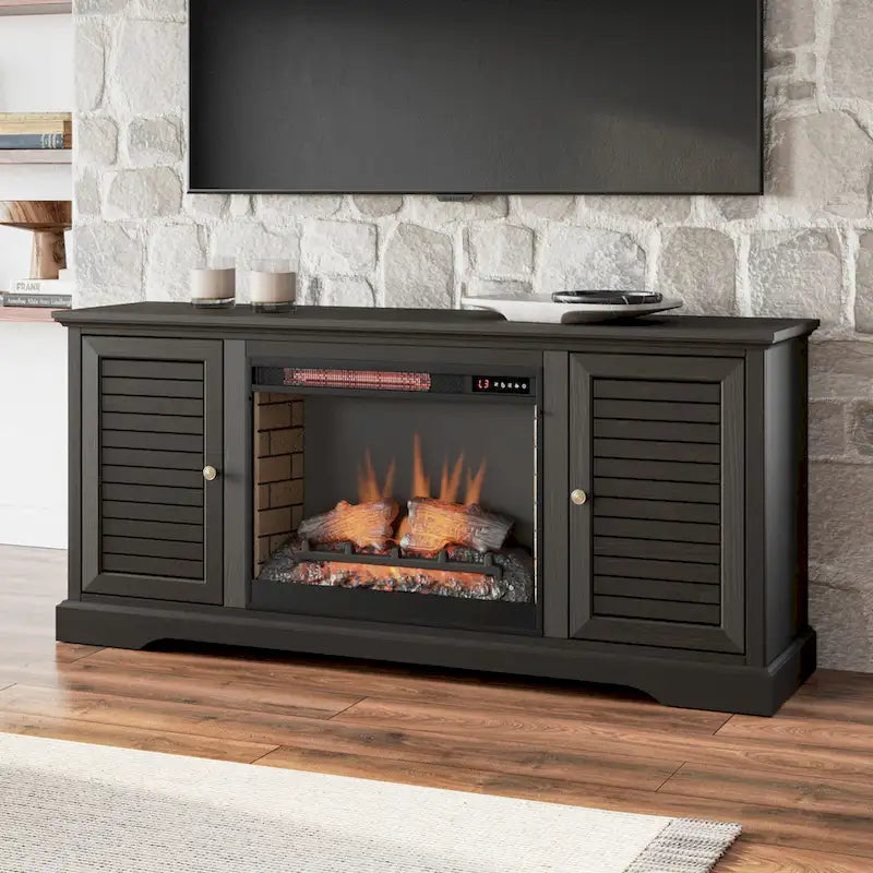 68 inch Electric Fireplace TV Console for TVs up to 80 inches