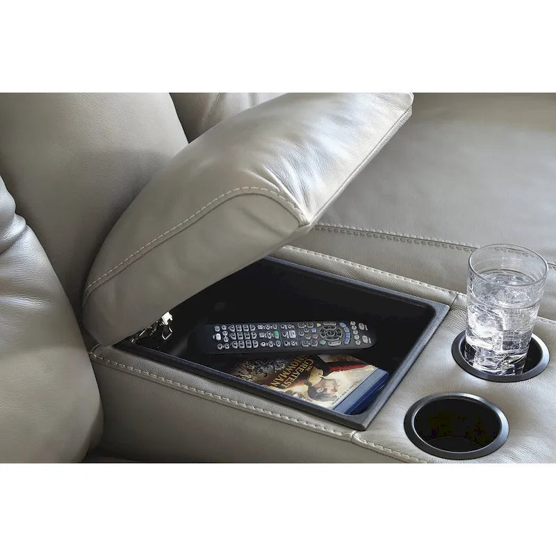 3-Piece Power Reclining Sectional Loveseat with Console