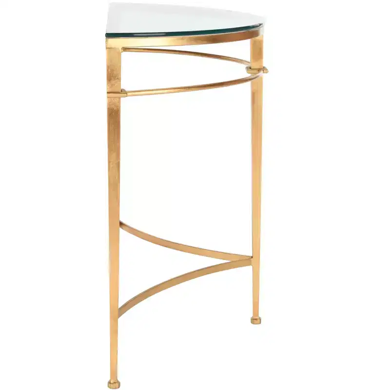 Baur Console Table - AMH8306A - Gold - Safavieh Couture